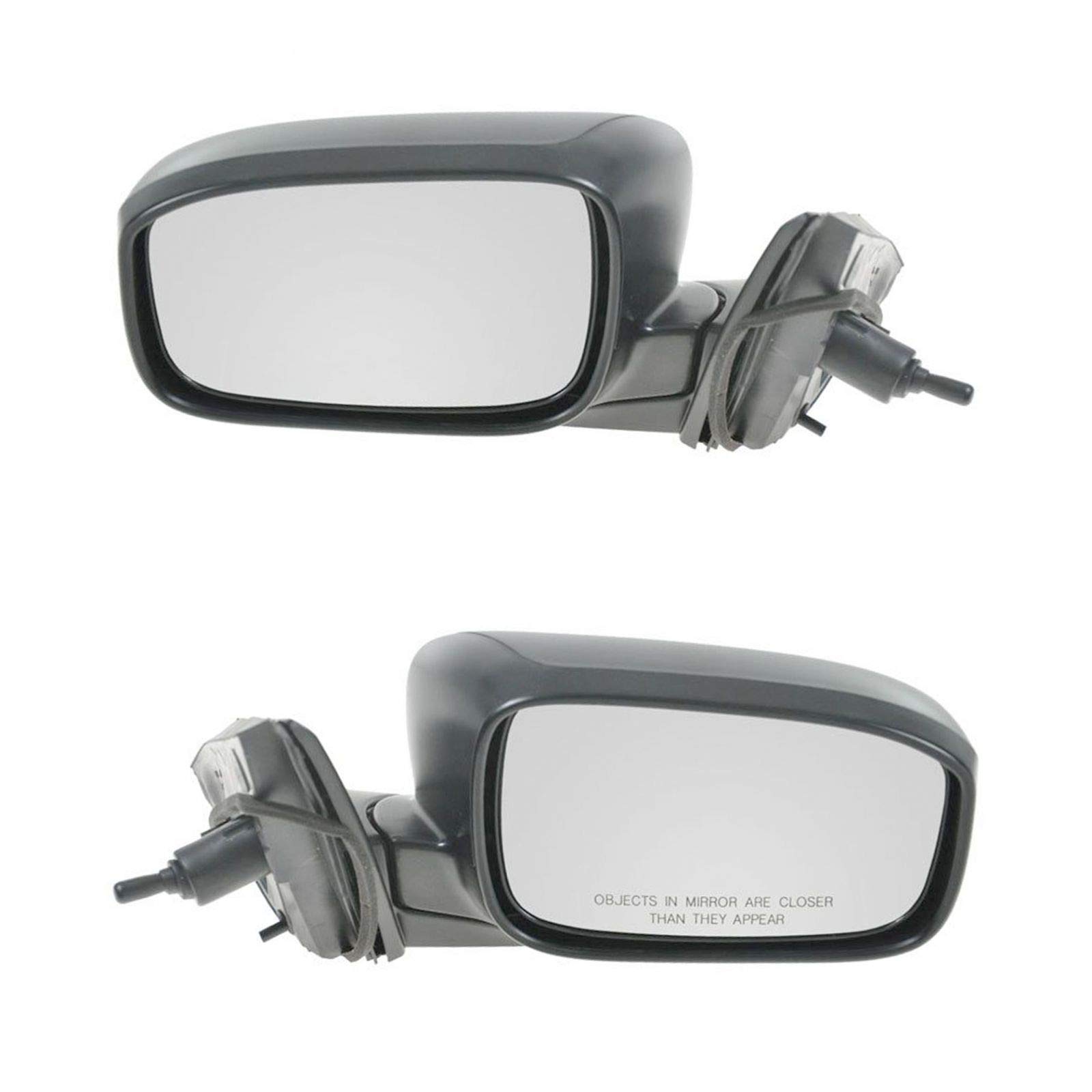 Honda Accord Sedan 2003-2007 Manual Side Mirror Pair - Replacement Power Folding Mirrors for 03 04 05 06 07 Models - Perfect for DIY Repair & Auto Restoration Projects
