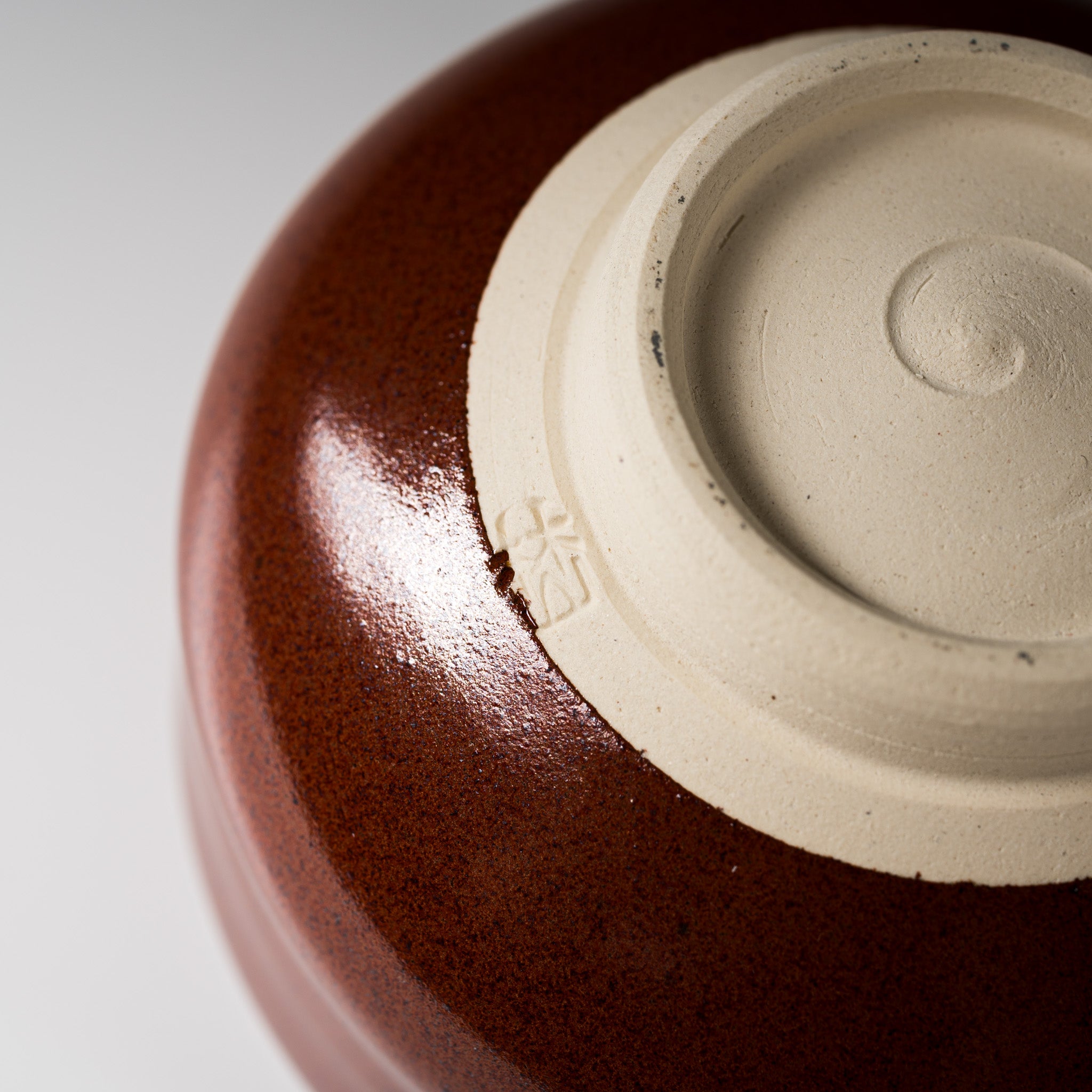 Handmade Kyo Kiyomizu Ware Matcha Bowl - Traditional Japanese Red Brown Ceramic Tea Cup for Matcha Tea Ceremony, Home Decor & Zen Meditation