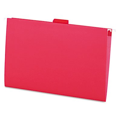 Hanging File Folders with 1/5 Tab - 11 Point Stock Legal Size in Red (25/Box) - Perfect for Office Organization and Document Storage