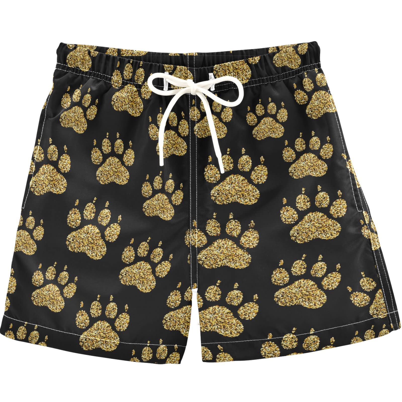 Golden Dog Swim Trunks for Toddler Boys - Beach & Pool Fun