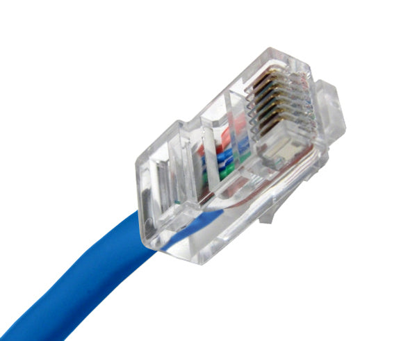 CAT6 Ethernet Cable 25ft - High-Speed RJ45 Patch Cord, Non-Booted, for Home/Office Network, Gaming & Streaming - 750MHz, 10Gbps, UTP, 24AWG
