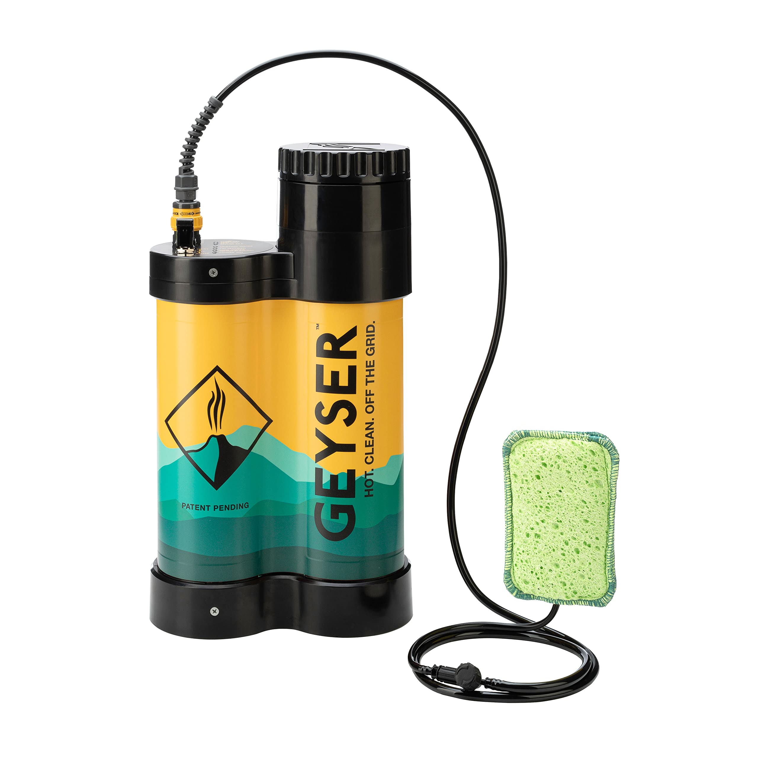 Portable Shower System with Electric Heater - Outdoor Camping Shower Kit for Hiking, Overlanding, RV & Emergency Use | Hot Water Shower Pump for Backpacking, Beach, Off-Grid Living & Disaster Preparedness