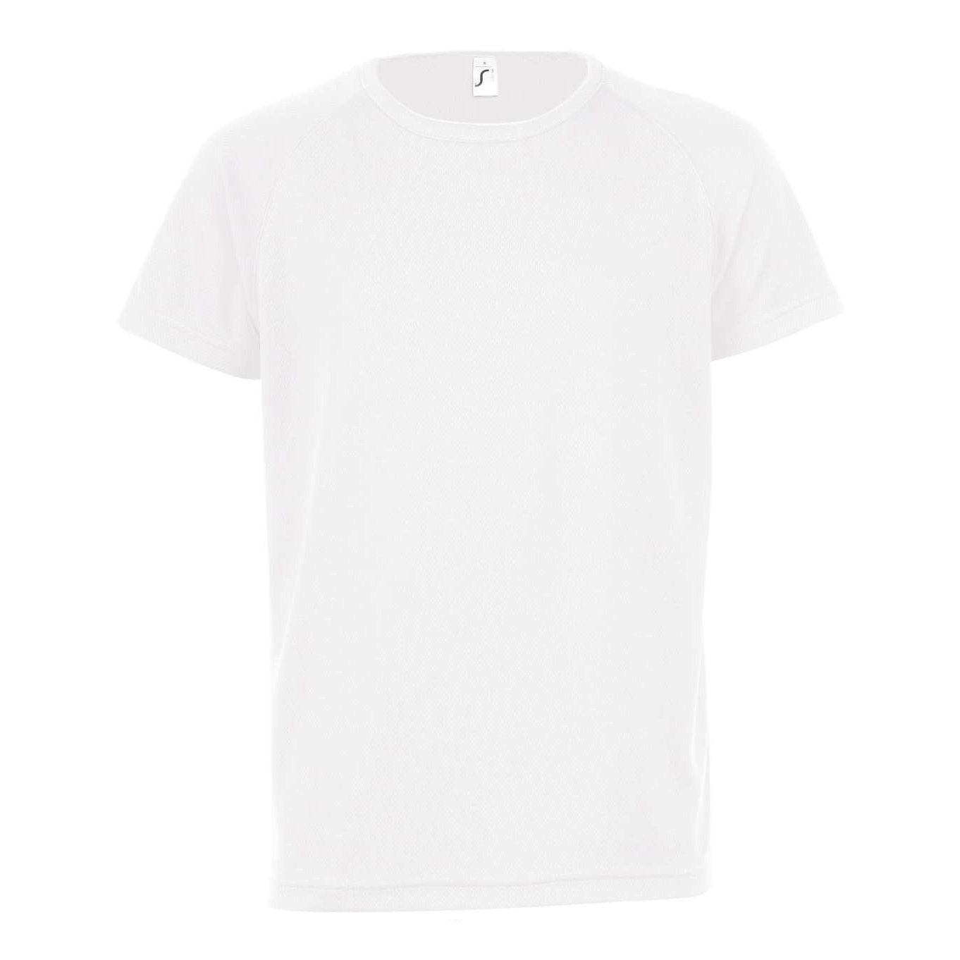 SOL'S Kids Big Boys Sporty Short Sleeve T-Shirt - White (6 Years) | Comfortable Athletic Tee for Playground, Sports & Everyday Wear