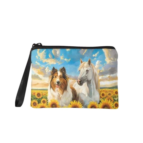 Sunflower and Horse