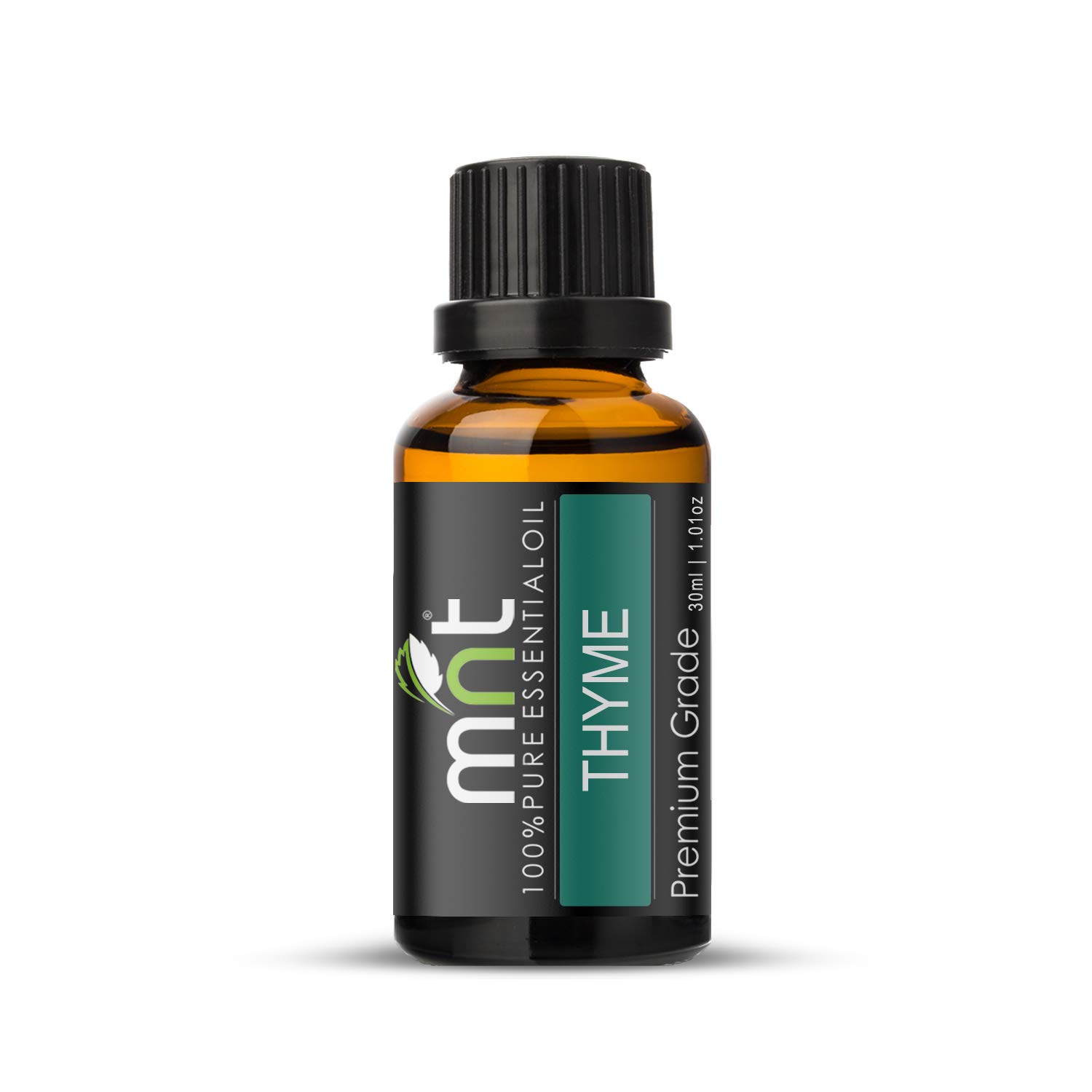 100% Pure Natural Thyme Essential Oil - Therapeutic Grade for Aromatherapy, Skin Care & Hair Growth (30ml) | Relaxation, Diffuser, Massage & DIY Beauty Recipes