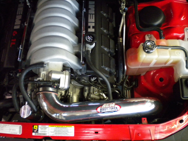 AEM Brute Force Intake System B.F.S. for Dodge Challenger 5.7L/6.1L (2009-2010) - High Performance Air Intake Upgrade for Better Engine Airflow & Horsepower Boost - Perfect for Racing & Street Performance