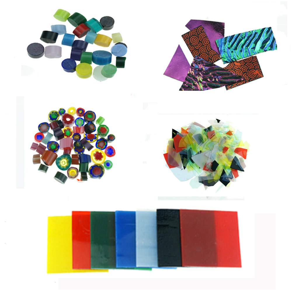 10-Piece Microwave Kiln Kit for Glass Fusing & Jewelry Making - Perfect for DIY Art Projects & Small Glass Creations