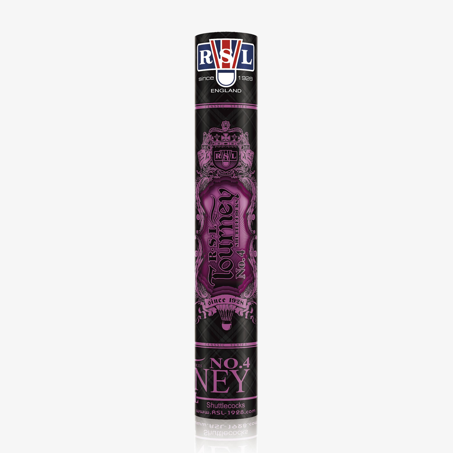 Premium RSL No.4 Badminton Shuttlecocks - Tournament Grade Feather Birdies for Professional Play | Ideal for Competitive Matches, Training & Outdoor Sports