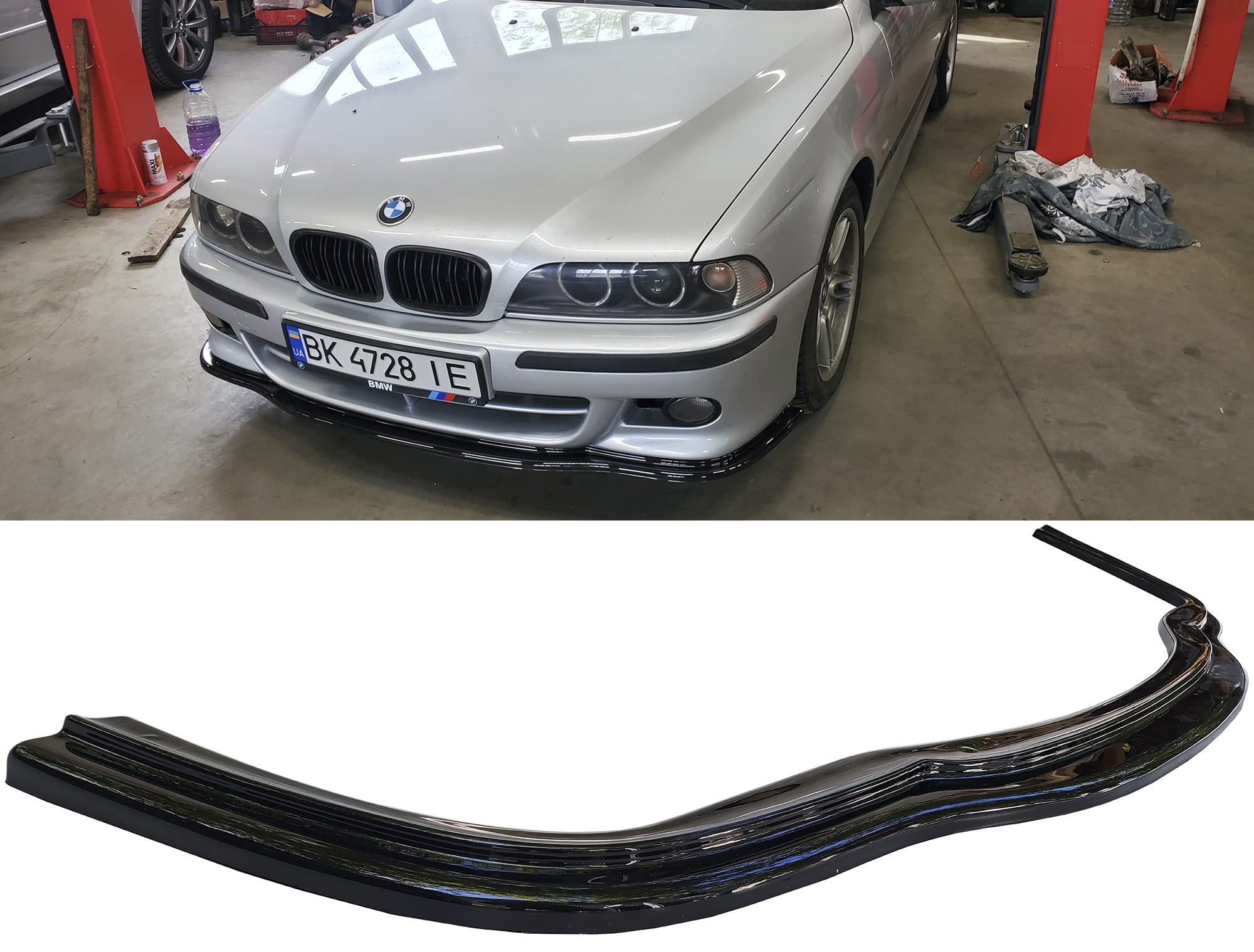 BMW E39 M5 Front Bumper Lip Spoiler - M-Tech Style Carbon Fiber Splitter for Enhanced Aerodynamics & Sporty Look | Perfect for Street Racing & Car Shows
