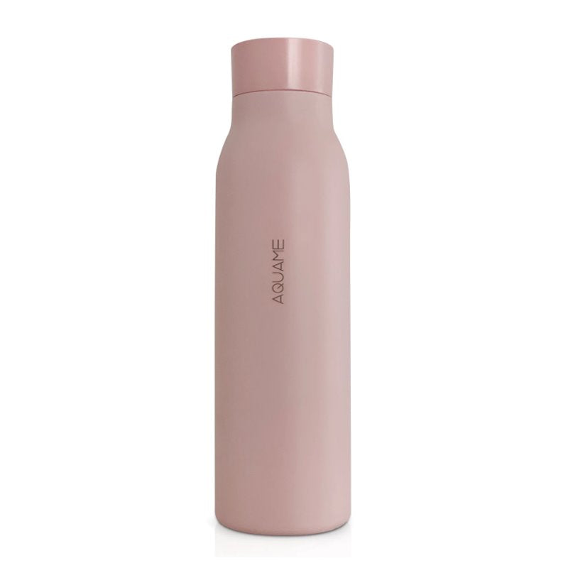 AQUA3 Smart Water Bottle 600ml - Leak Proof, BPA Free, Color Castle Black - Perfect for Gym, Hiking & Travel
