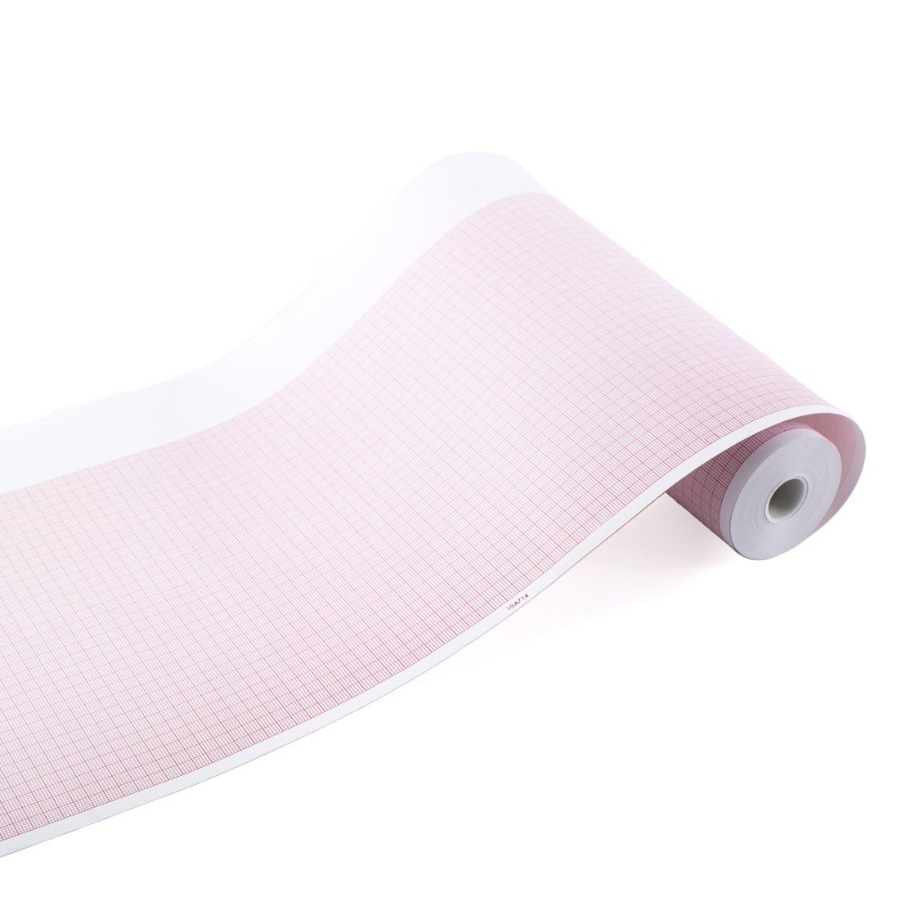 Mortara 9100-029-01 ECG EKG Thermal Recording Paper - 12 Rolls per Case - Compatible with Mortara ECG Machines - Perfect for Hospitals, Clinics & Home Health Monitoring