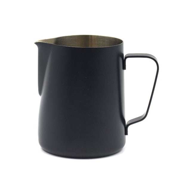 Premium Rhino Classic Milk Frothing Pitcher 450ml (15oz) - Barista-Grade Stainless Steel Milk Jug for Perfect Latte Art & Cappuccino Foam - Ideal for Home & Professional Coffee Shops, Cafes, and Espresso Bars