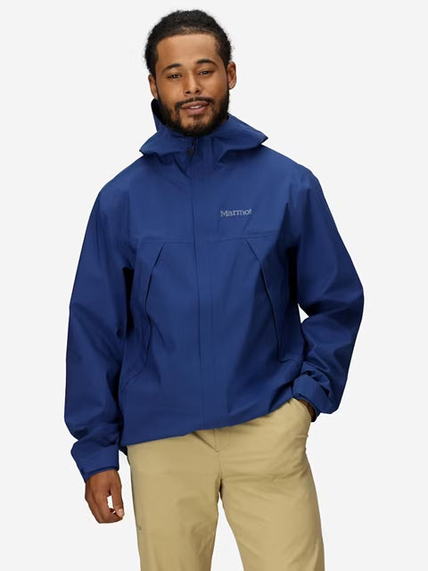 Marmot Precip Eco Pro Jacket for Men - Waterproof & Breathable Rain Jacket - Outdoor Hiking, Camping & Travel Gear