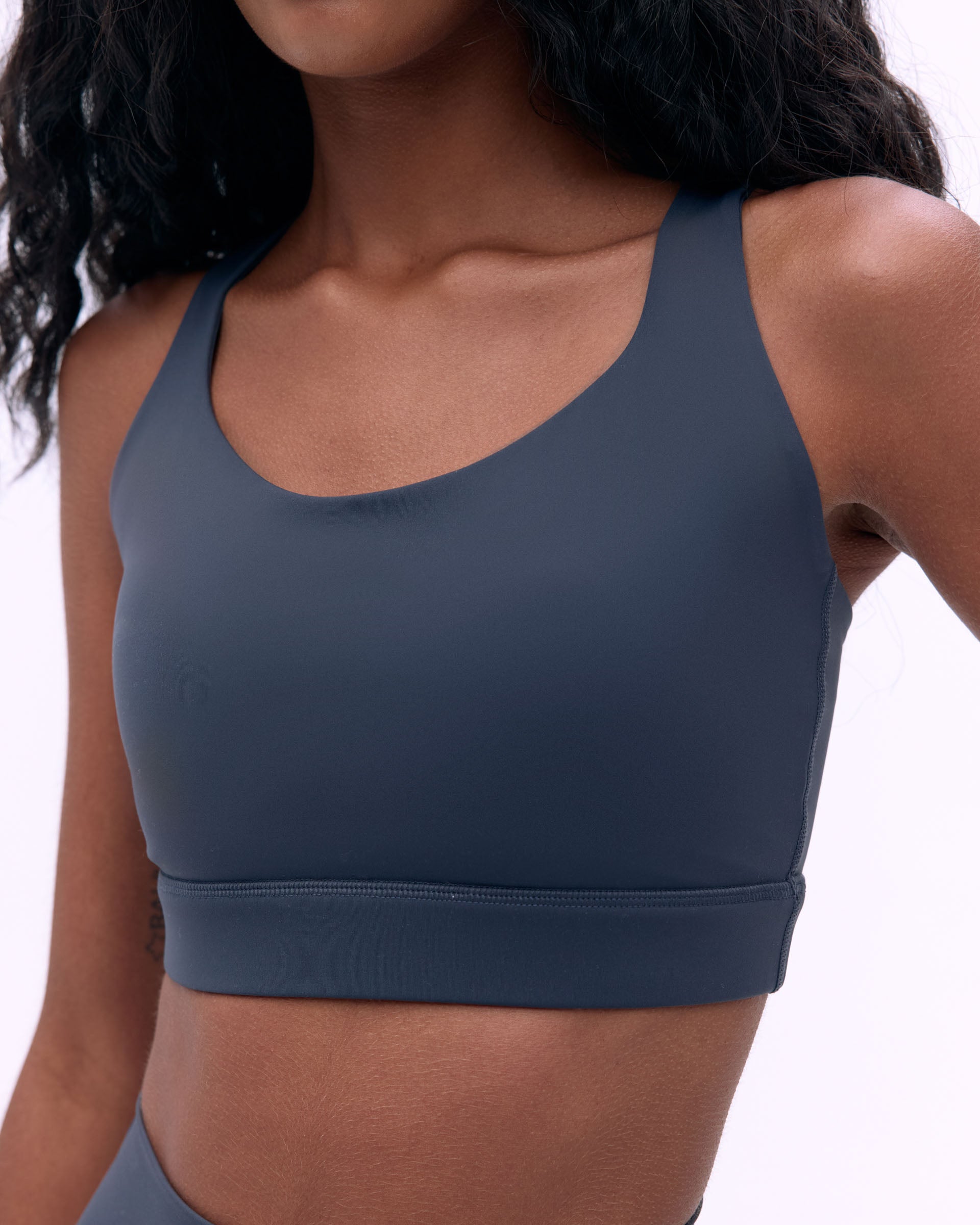 Ultimate Cross Back Bra - Midnight Blue | Comfortable Support for Yoga, Workouts & Everyday Wear