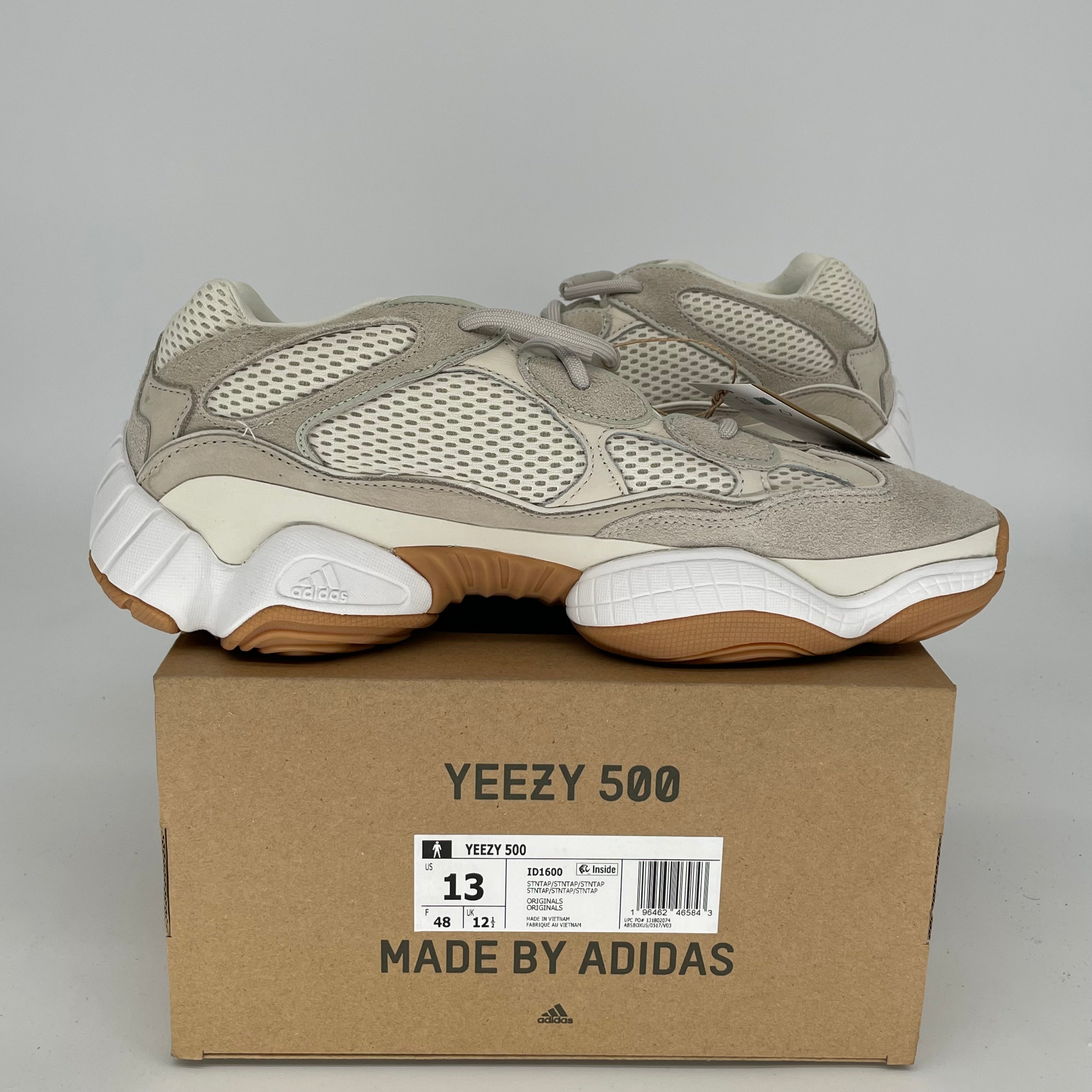 Adidas Yeezy 500 Stone Taupe Men's Sneakers - Size 13 (ID1600) | Comfortable Running Shoes for Jogging, Gym & Casual Wear