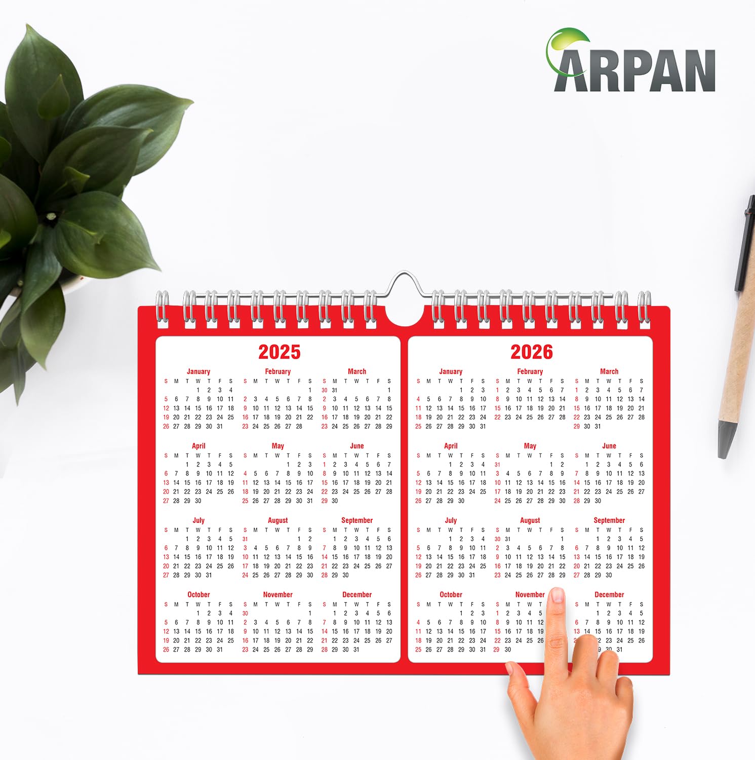 2025 Family Wall Calendar - Weekly Planner with Large Grids for Home & Office Organization | Perfect for Scheduling, Meal Planning & Family Events