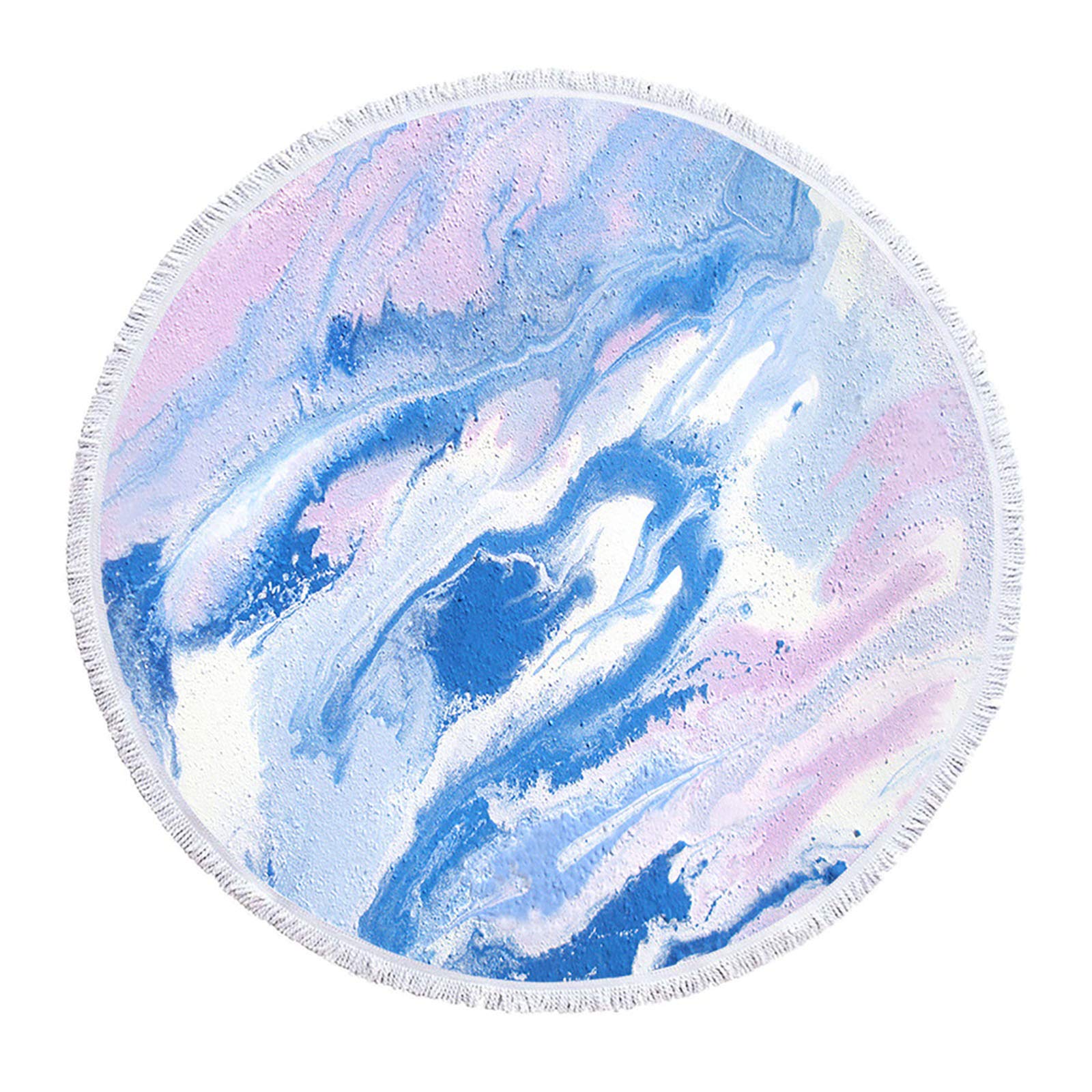**Waterproof Round Printed Beach Towel - Microfiber Travel-Friendly Shawl & Mat for Kids & Toddlers - Summer Beach Toys & Accessories for Ages 1-5 - Perfect for Pool, Picnic, Travel & Outdoor Activities**