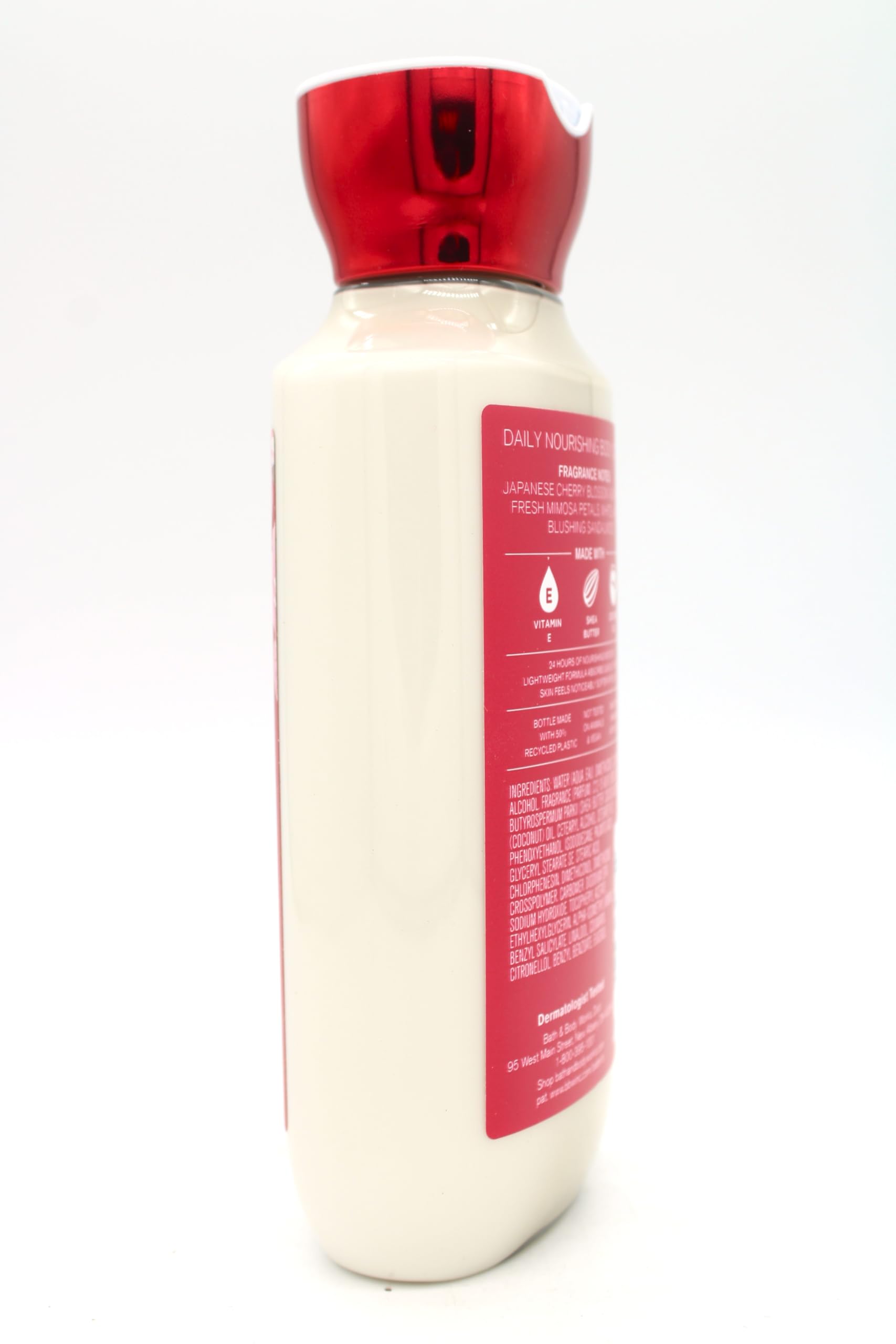 Japanese Cherry Blossom Body Lotion - 8 fl oz Moisturizing & Nourishing Daily Hydration for Dry Skin | Perfect for Shower, Spa & Nighttime Skincare Routine