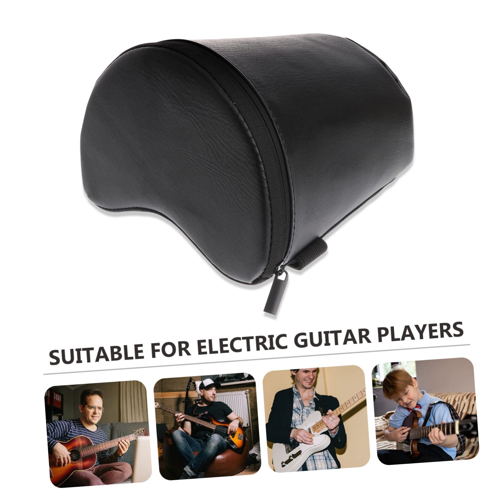 **ERGONOMIC Guitar Foot Rest with Anti-Slip Pad - Adjustable Elastic Band Footstool for Comfortable Guitar Playing | Perfect for Acoustic, Classical & Electric Guitarists at Home or Studio**