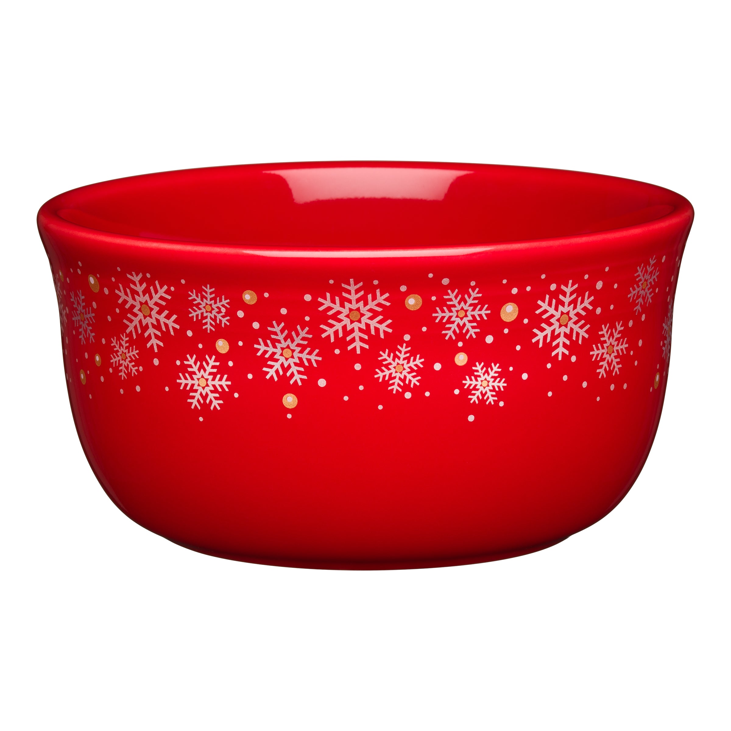 Premium Snowflake Design 6-Inch All-Purpose Gusto Bowl - 28 oz Capacity - Perfect for Salads, Soups, Cereals & Snacks - Durable & Stylish Kitchenware for Everyday Use