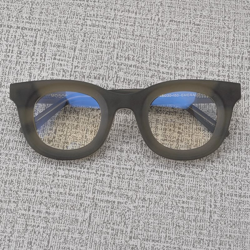 Stylish Acetate Round Glasses Frames BD100 - Lightweight & Durable Eyewear for Men and Women | Perfect for Reading, Fashion, and Everyday Wear