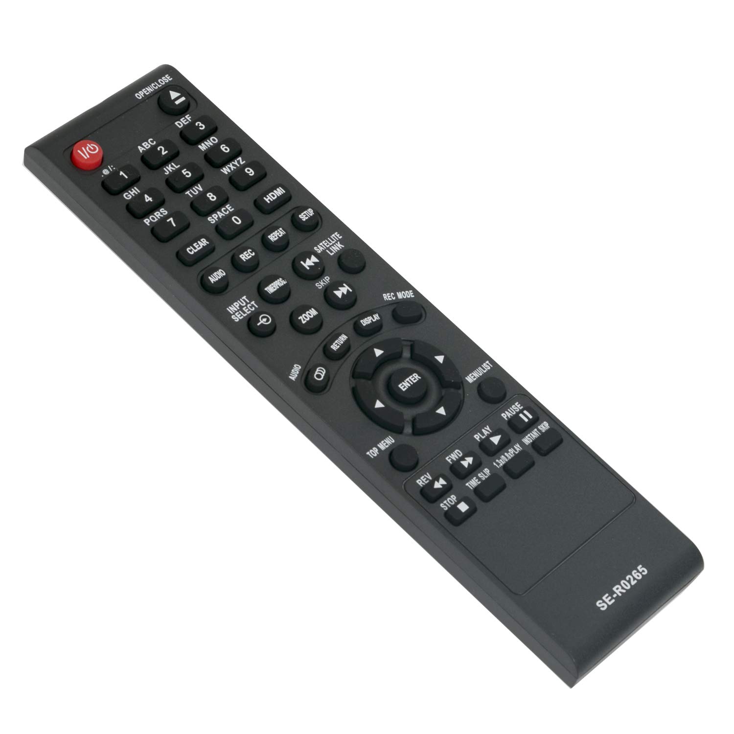 Original Remote Control SE-R0265 Replacement for Toshiba DVD Recorder D-R410/D-R410KU/D-KR10/D-KR10KU/D-KR40KU/D-KR40/D-R400/D-R400KU/D-R420/D-R420KU/D-R430/D-R430KU - Compatible with Home Theater & Entertainment Systems