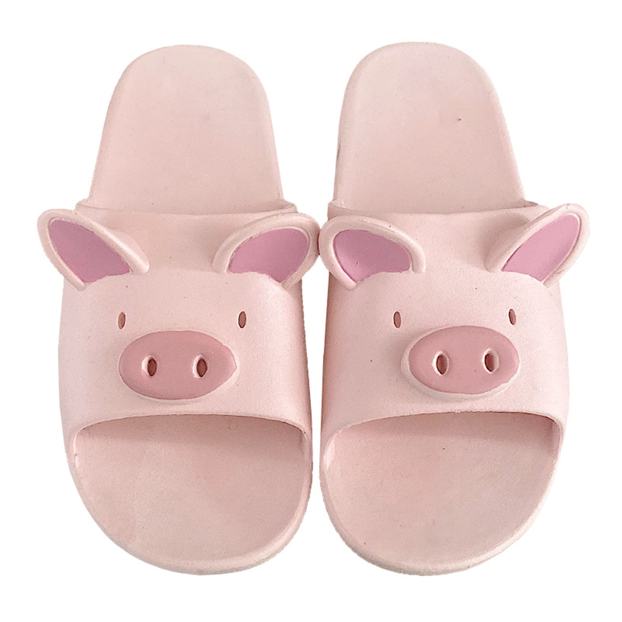 YILANLAN Women's Summer Sandals - Cute Animal Pig Slippers, Comfortable Bathroom & Beach Slides for Women, Non-Slip House Slippers - Perfect for Indoor, Poolside, and Vacation Use
