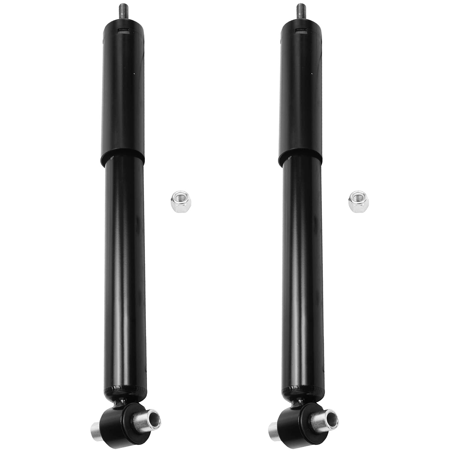 Detroit Axle Rear Shock Absorbers for Volvo S60 S80 V70 FWD - Complete 2 Rear Shock Absorber Assembly Replacement Kit (Without Nivomat Self-Leveling Suspension) | Smooth Ride & Enhanced Stability for City Driving & Highway Commutes