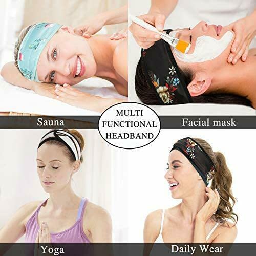 AKADO Professional Facial Cleansing Sponge Set with Headband & Face Brush - Makeup Remover Tools for Deep Cleansing & Skin Care (Includes Plastic Brush, Puff, Headband) - Perfect for Daily Beauty Routine & Spa Day at Home