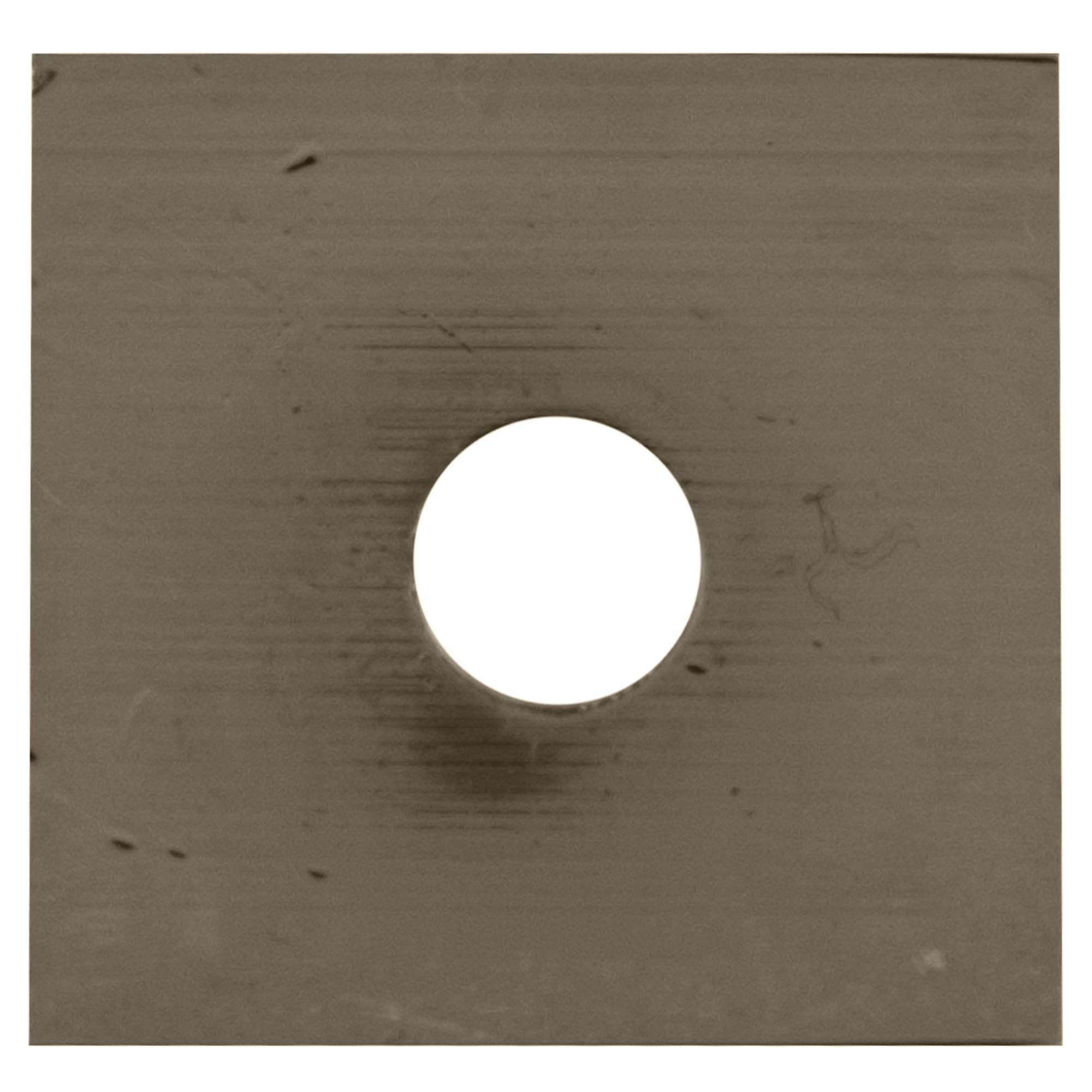 Brushed Nickel Small Set Screw Clamp for 1/4