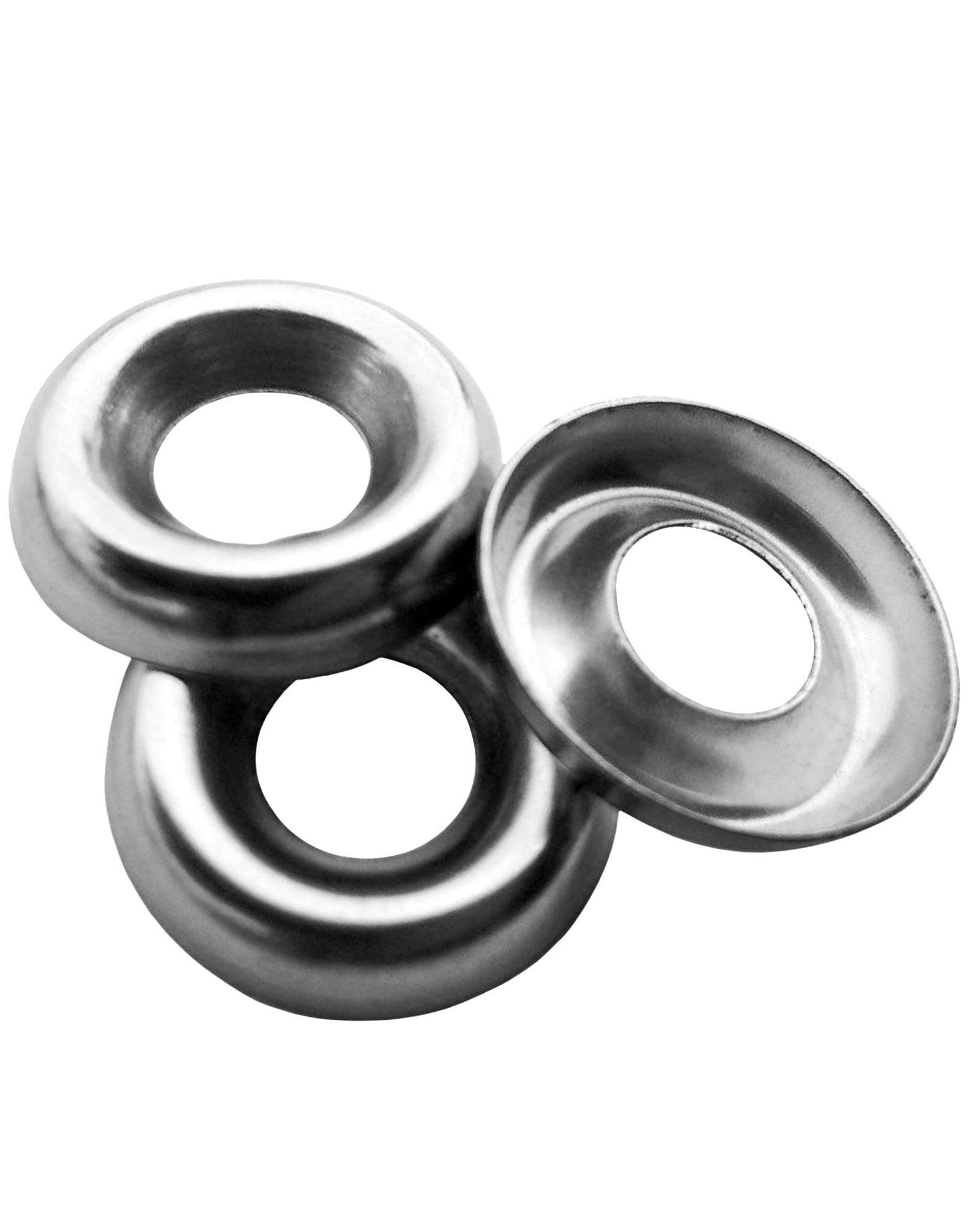 250-Piece Stainless Steel Countersunk Finish Washers 1/4