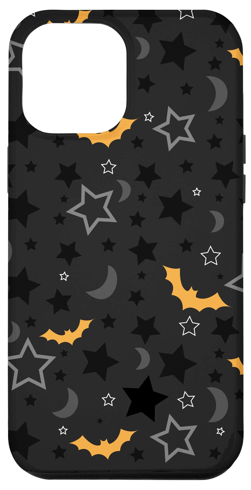 Halloween iPhone 12 Pro Max Case - Bat & Witch Design Shockproof Protective Cover for Women Men - Perfect for Trick or Treat, Costume Parties & Spooky Season
