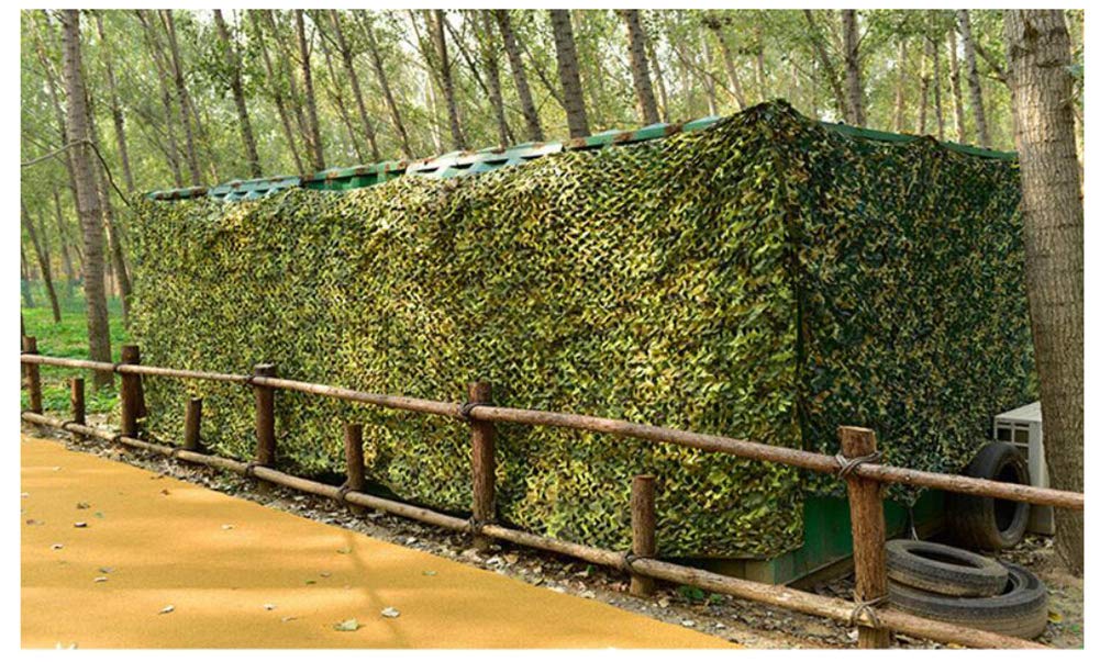 Military Camo Netting - Woodland Camouflage Nets for Sun Protection & Concealment | Ideal for Camping, Hunting, Shooting & Outdoor Activities