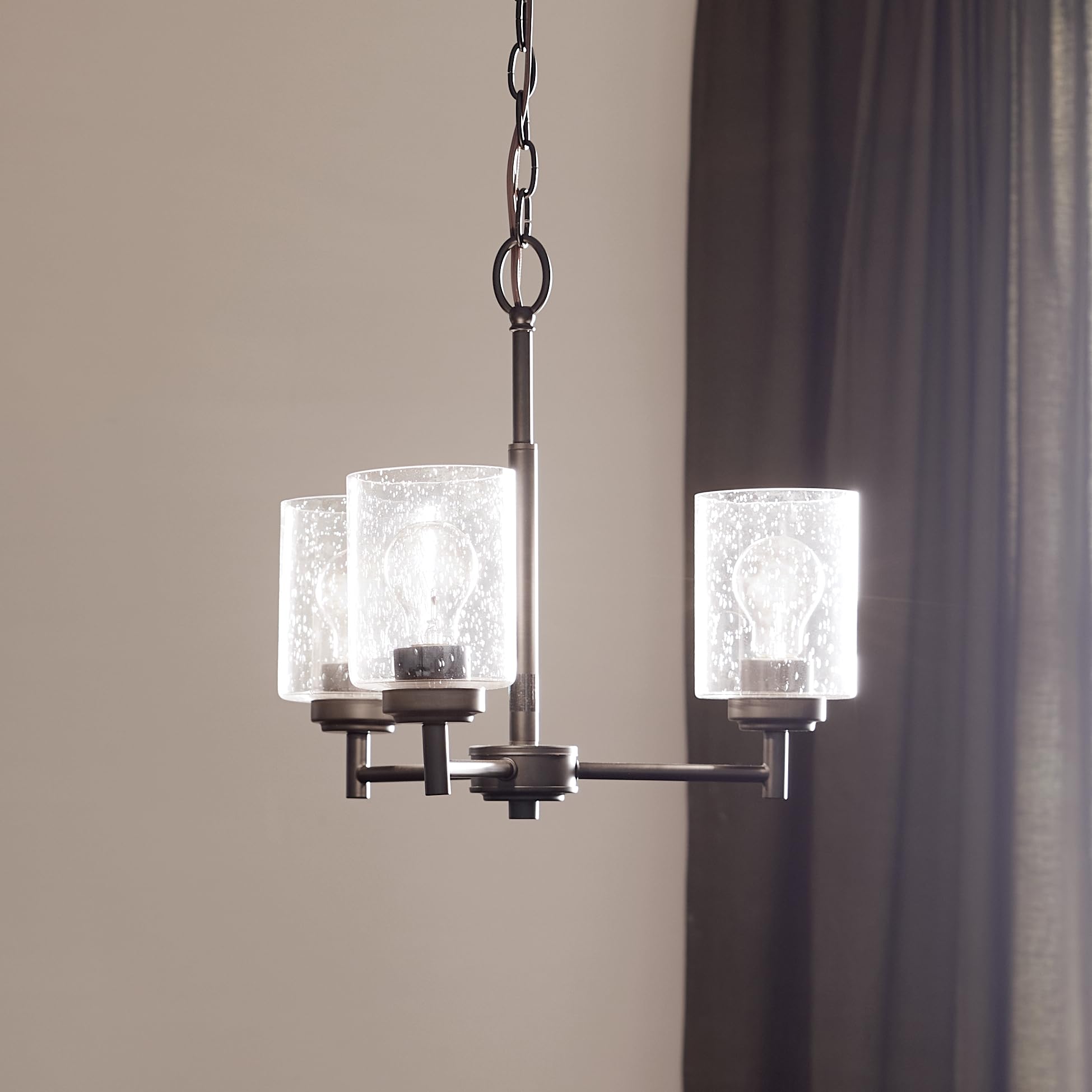Kichler Winslow 3-Light Black Chandelier - 18