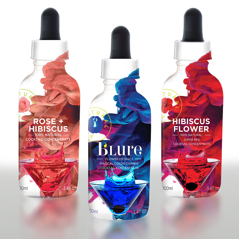 B'LURE Premium Flower Extract - 3.4 oz / 100ml - Natural Skincare & Hair Care Solution - Perfect for DIY Beauty Recipes & Aromatherapy