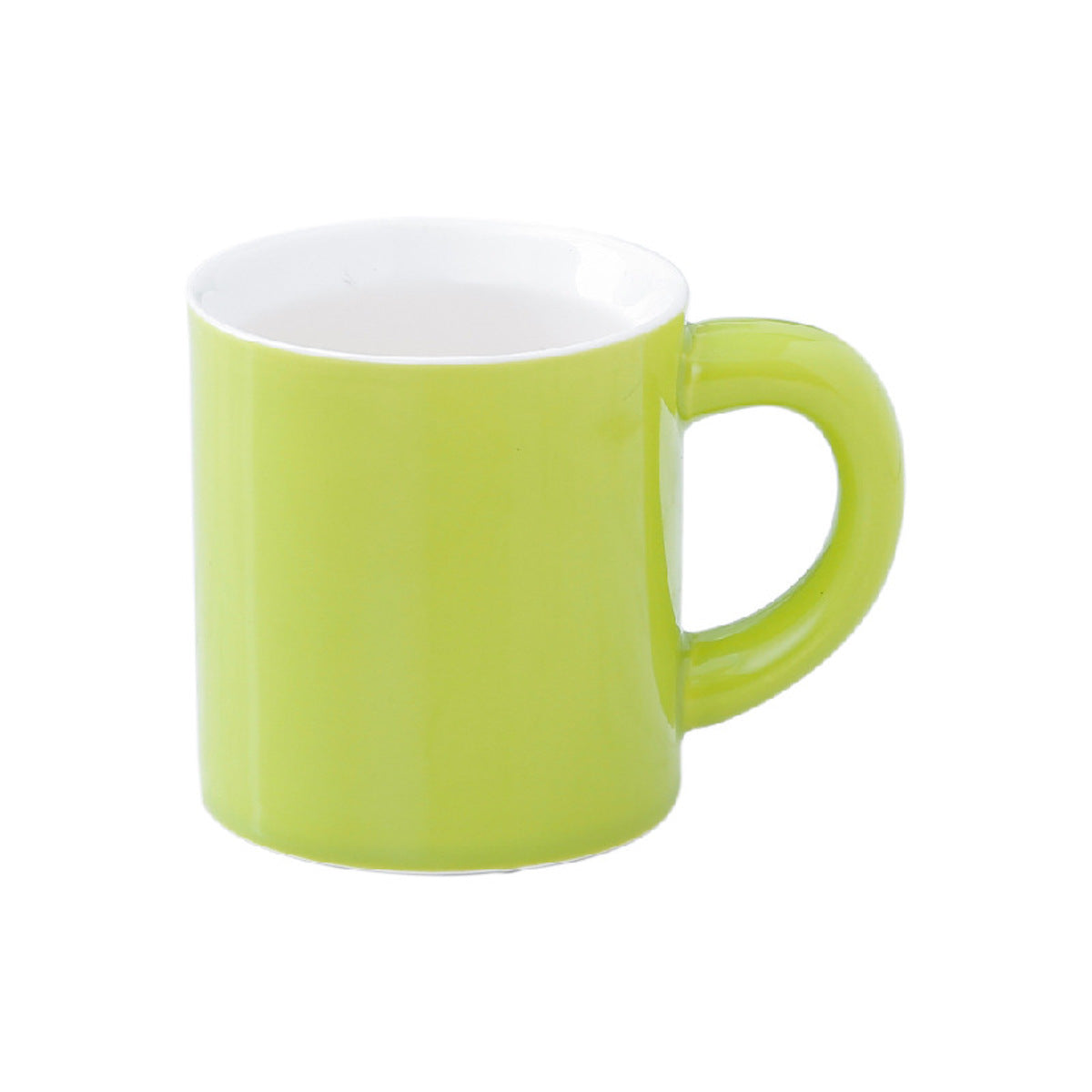 I.XXI Premium Ceramic Coffee Mug 300ml - Lime Green - Durable & Dishwasher Safe - Perfect for Home, Office & Gifts - Ideal for Coffee, Tea & Hot Beverages