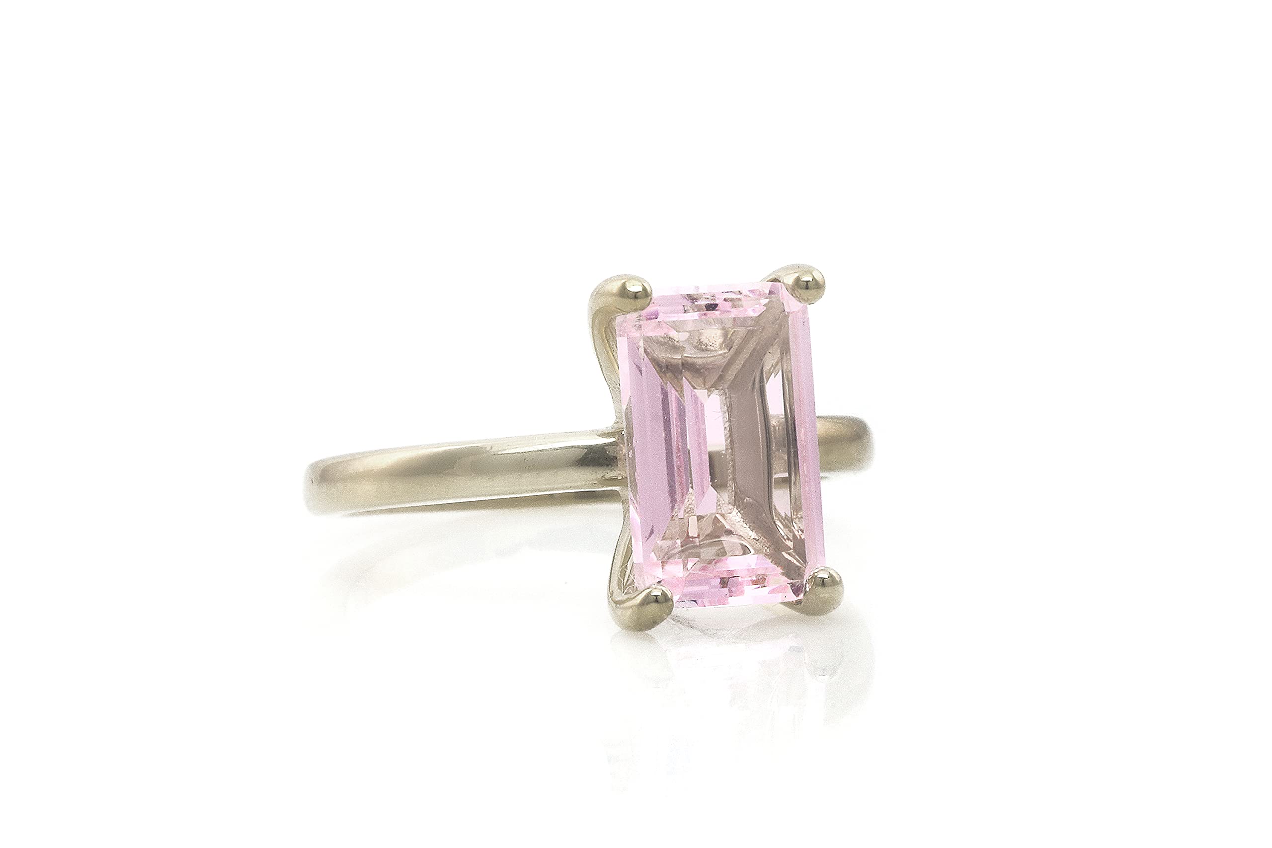 January Birthstone Rings - 925 Sterling Silver Rose Quartz Ring for Women - Handcrafted Artisan Jewelry in Silver, Rose & White Gold - Perfect for Birthdays, Anniversaries & Daily Wear - Elegant Gift Box Included - Ideal for Valentine's Day, Mother's Day & Special Occasions