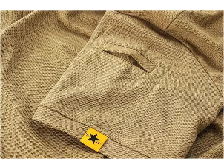 Custom Embroidered Men's Polo Shirt with Logo - Premium Cotton Golf Shirt for Men - Business Casual & Golf Wear