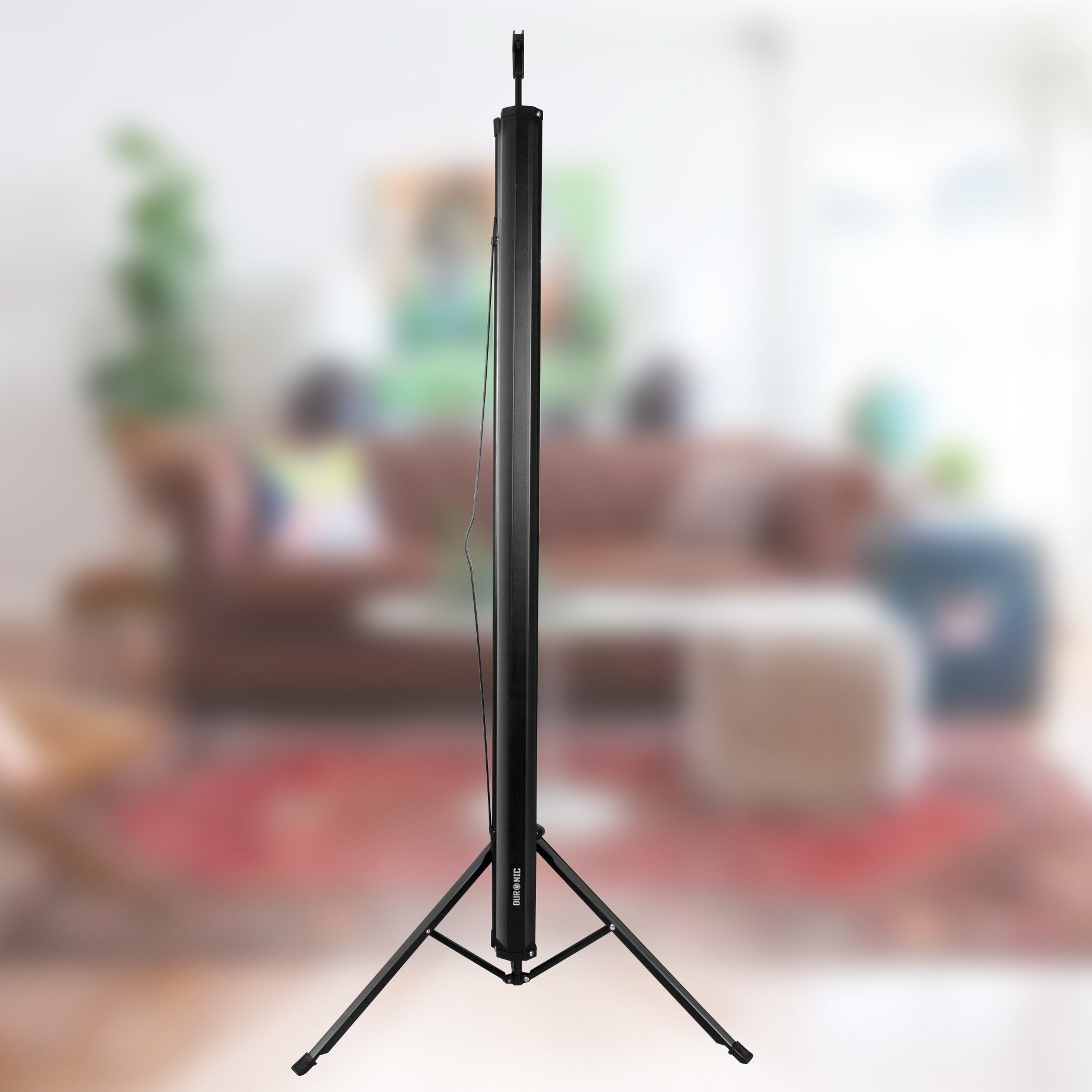 Duronic TPS50/43 50-Inch Portable Projector Screen with Stand - 4:3 Aspect Ratio for Home Theater, Office Presentations & School Classrooms | Foldable Tripod Design for Indoor/Outdoor Movie Nights & Professional Use