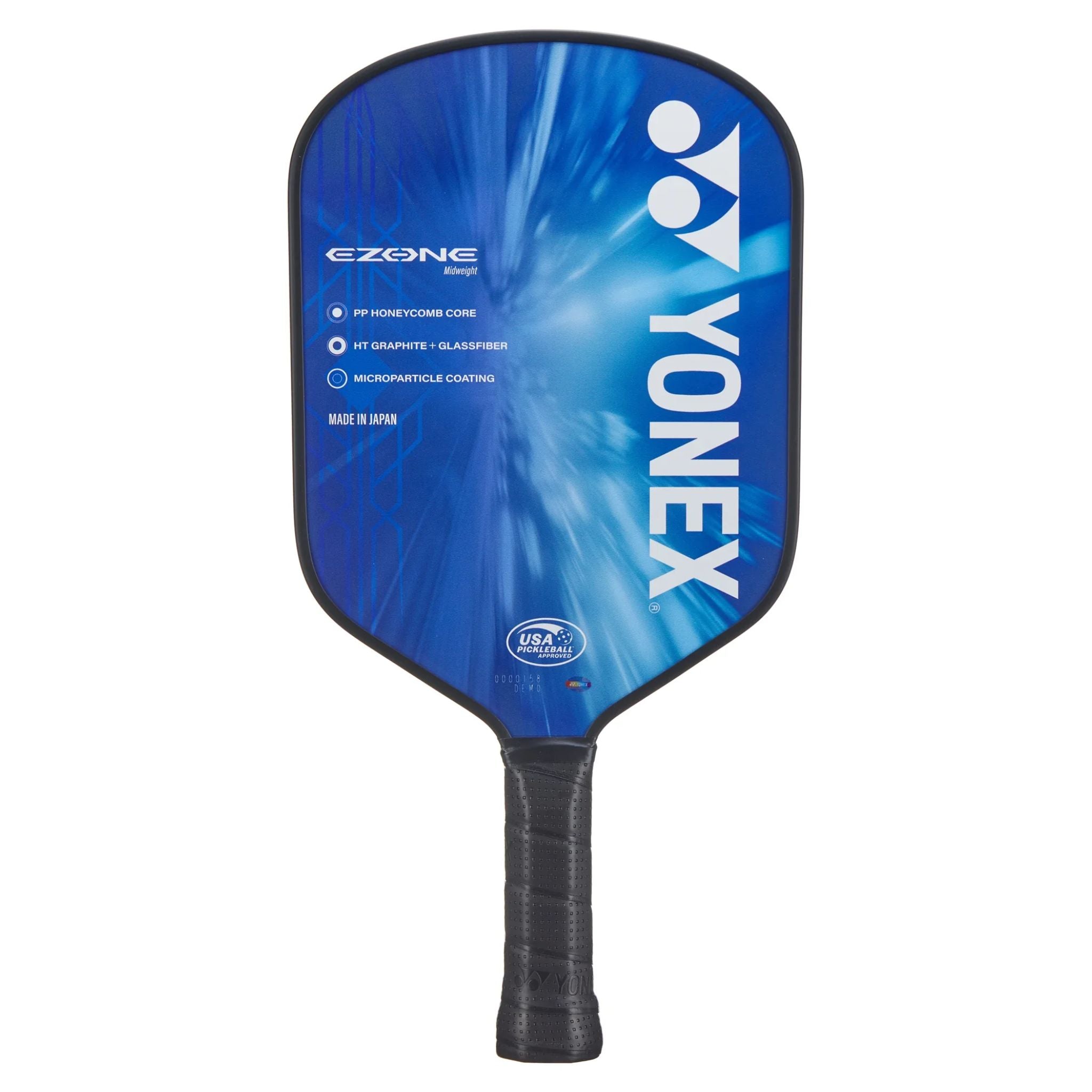 Yonex EZONE Midweight Pickleball Paddle - Carbon Fiber Face with Shock Absorbing Grip | Blue | Perfect for Competitive Play & Recreational Games