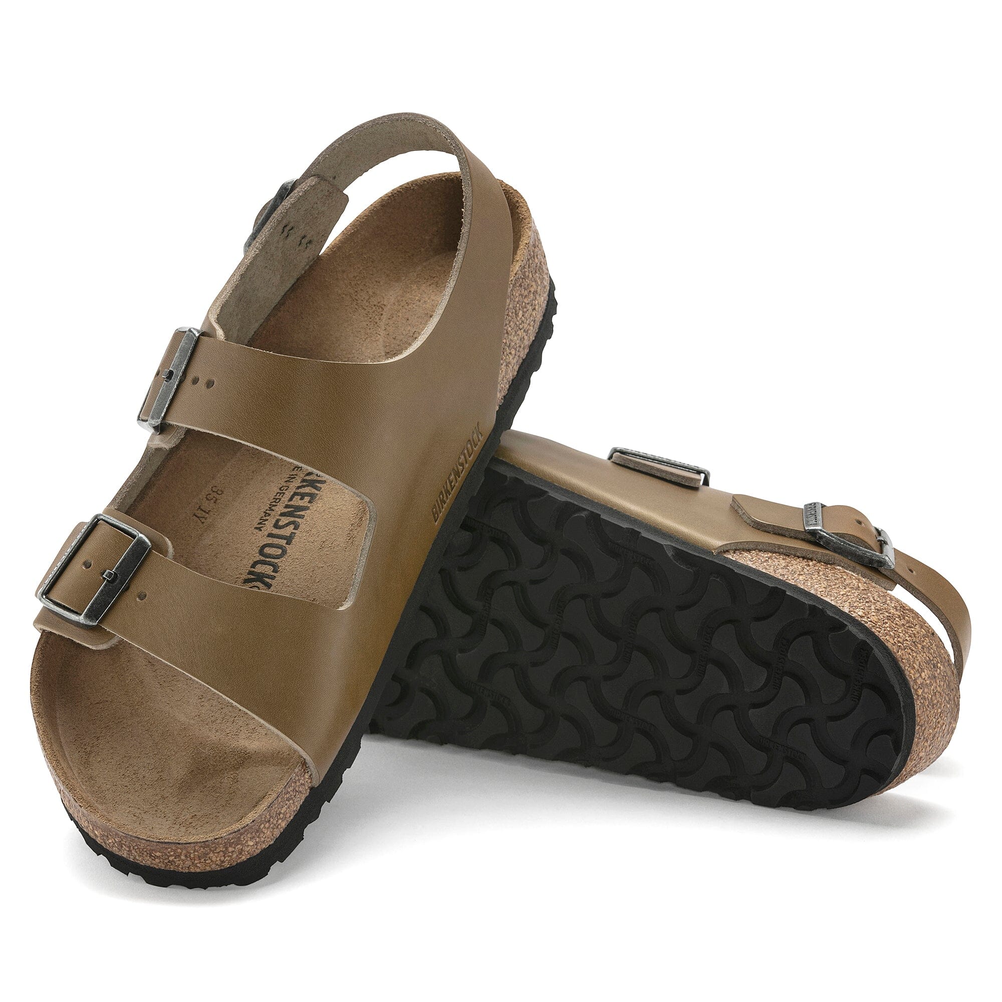 Birkenstock Milano Leather Sandals for Men – Comfortable & Durable – Final Sale – Perfect for Casual Wear, Outdoor Activities & Travel