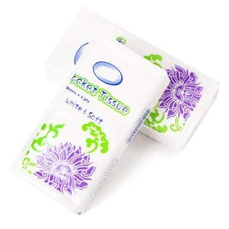 Premium Non-Woven Pocket Tissue Paper for Travel - Soft & Strong White Facial Tissues (10 Pack) - Ideal for On-the-Go Hygiene, Office, Car, and Daily Use