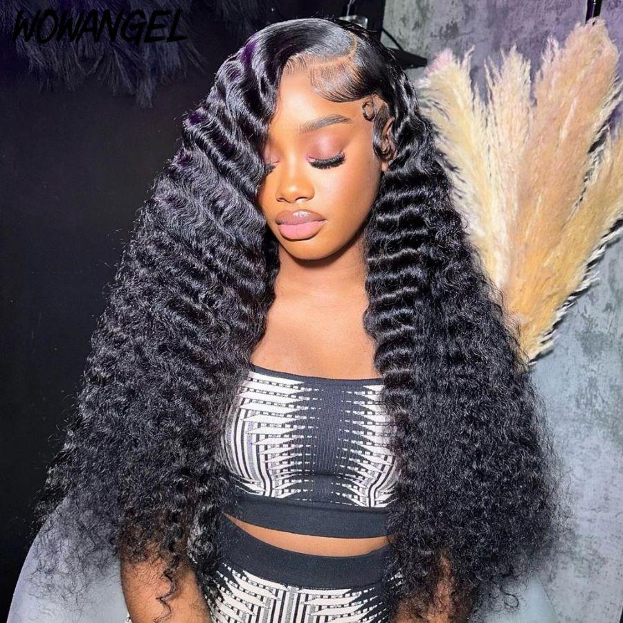 13X4 Skinlike Real HD Full Lace Frontal Wig - Deep Wave 180% Density Human Hair Wig | Natural Look for Everyday Wear & Special Occasions