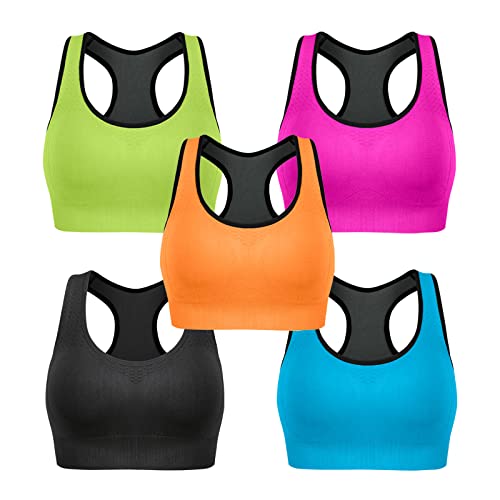 Black/Aqua/Light Green/Red/Orange
