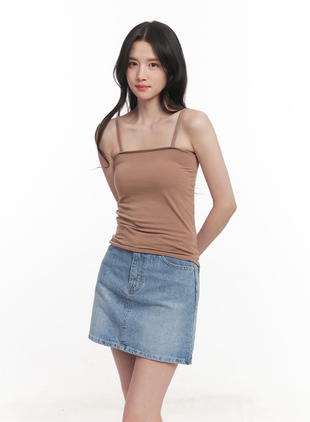 Essential Square Neck Cami Top for Women - Soft Stretchy Basic Tank Top - Perfect for Layering, Casual Wear & Summer Outfits