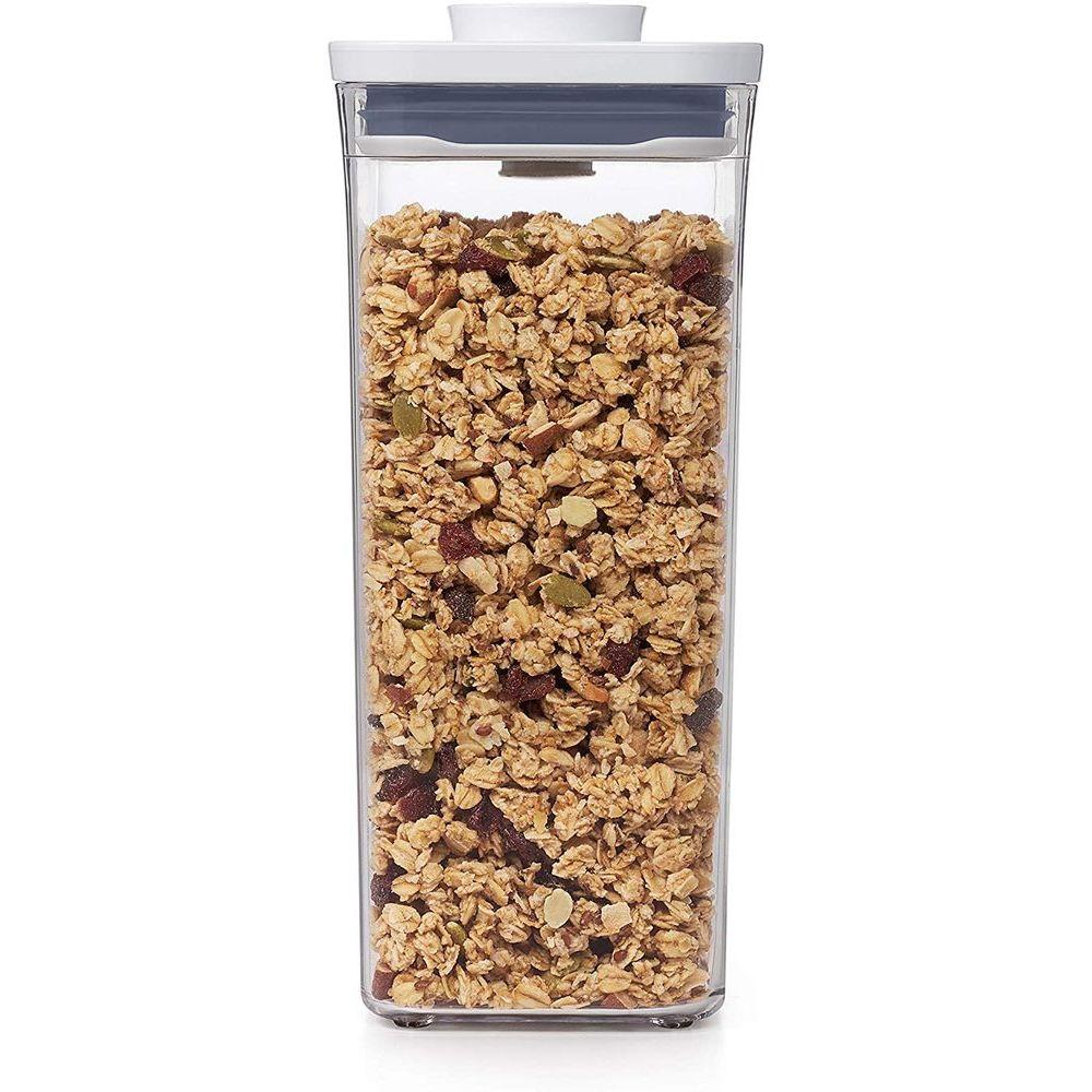 OXO Pop 2.0 1.6L Small Square Pantry Container - Airtight Food Storage for Flour, Sugar & Dry Goods | Perfect for Kitchen Organization & Space Saving
