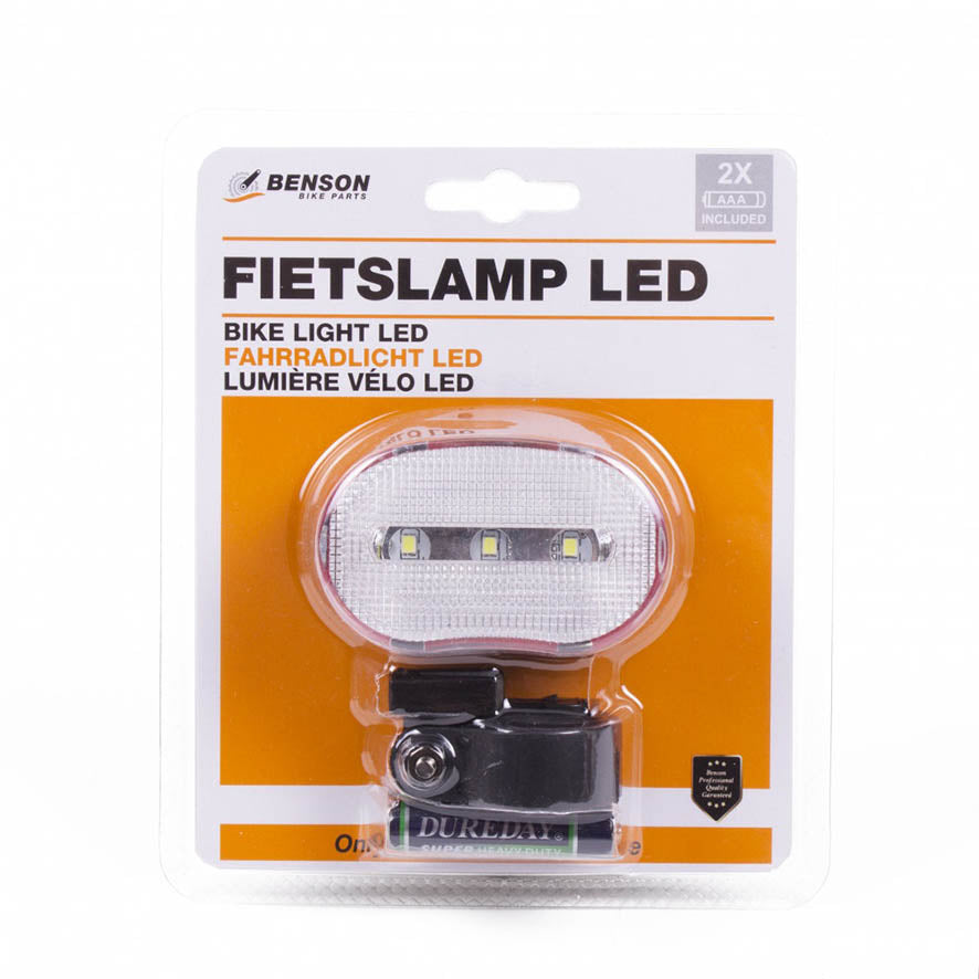 White LED Bike Light - High Visibility Safety Light for Night Cycling, Commuting, and Outdoor Adventures