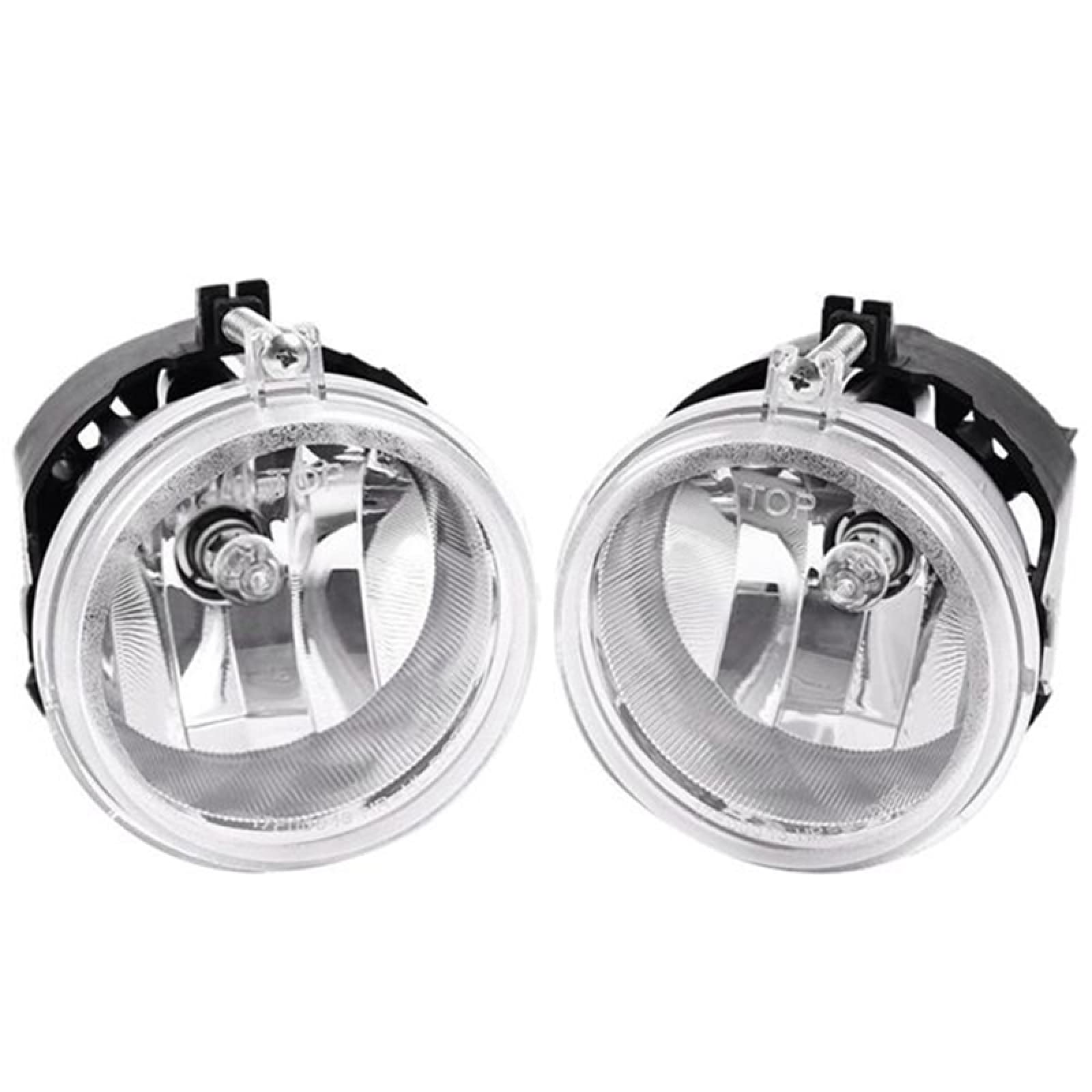 2010-2012 Jeep Compass & Patriot Replacement Fog Lights Kit - Left & Right Side LED Driving Lamps with Bulbs - Enhance Night Visibility for Off-Road & Bad Weather Driving
