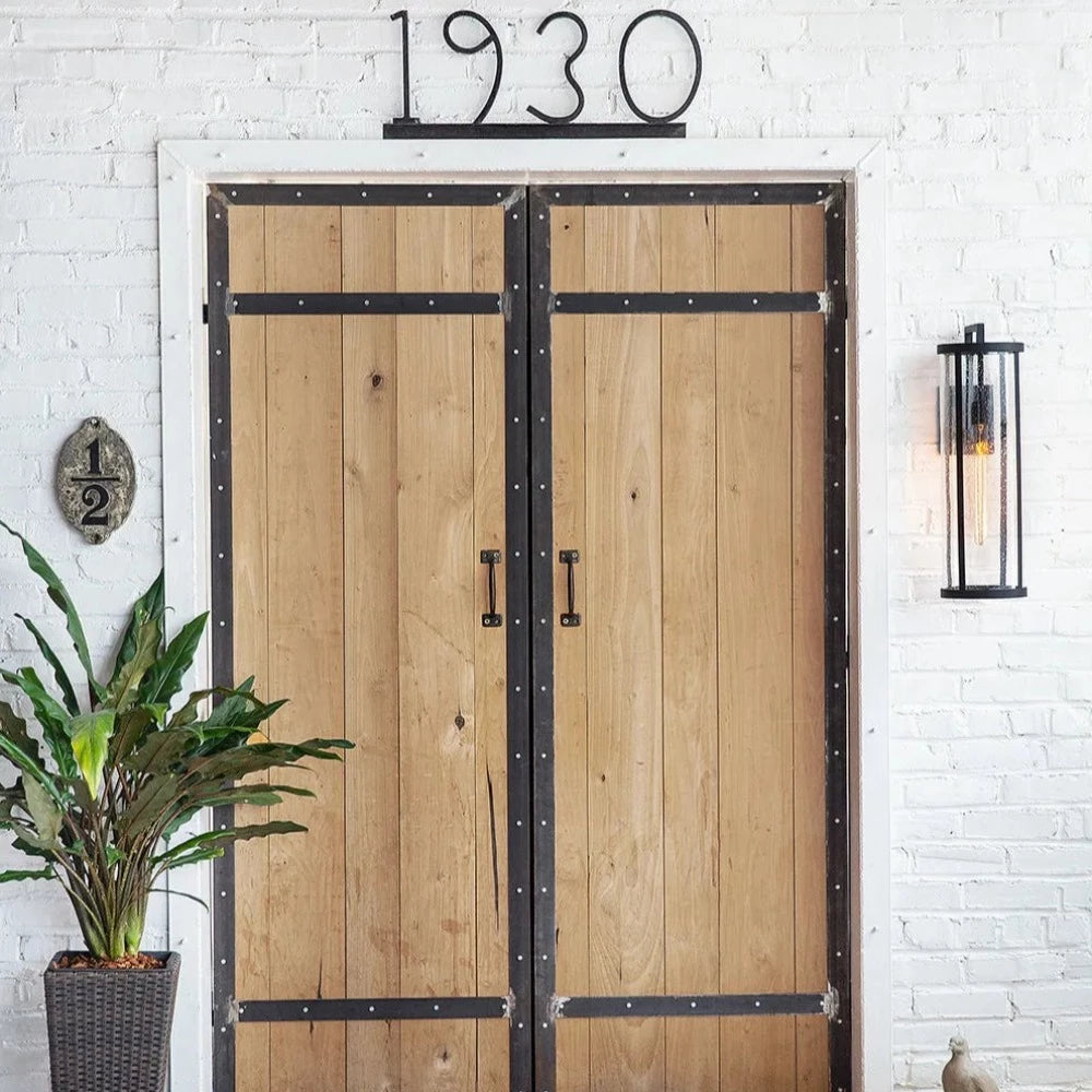 Arthur Outdoor Wall Lantern - Waterproof LED Wall Sconce with Motion Sensor, Dusk to Dawn Lighting for Porch, Patio, Garden, and Entryway (Black Finish)