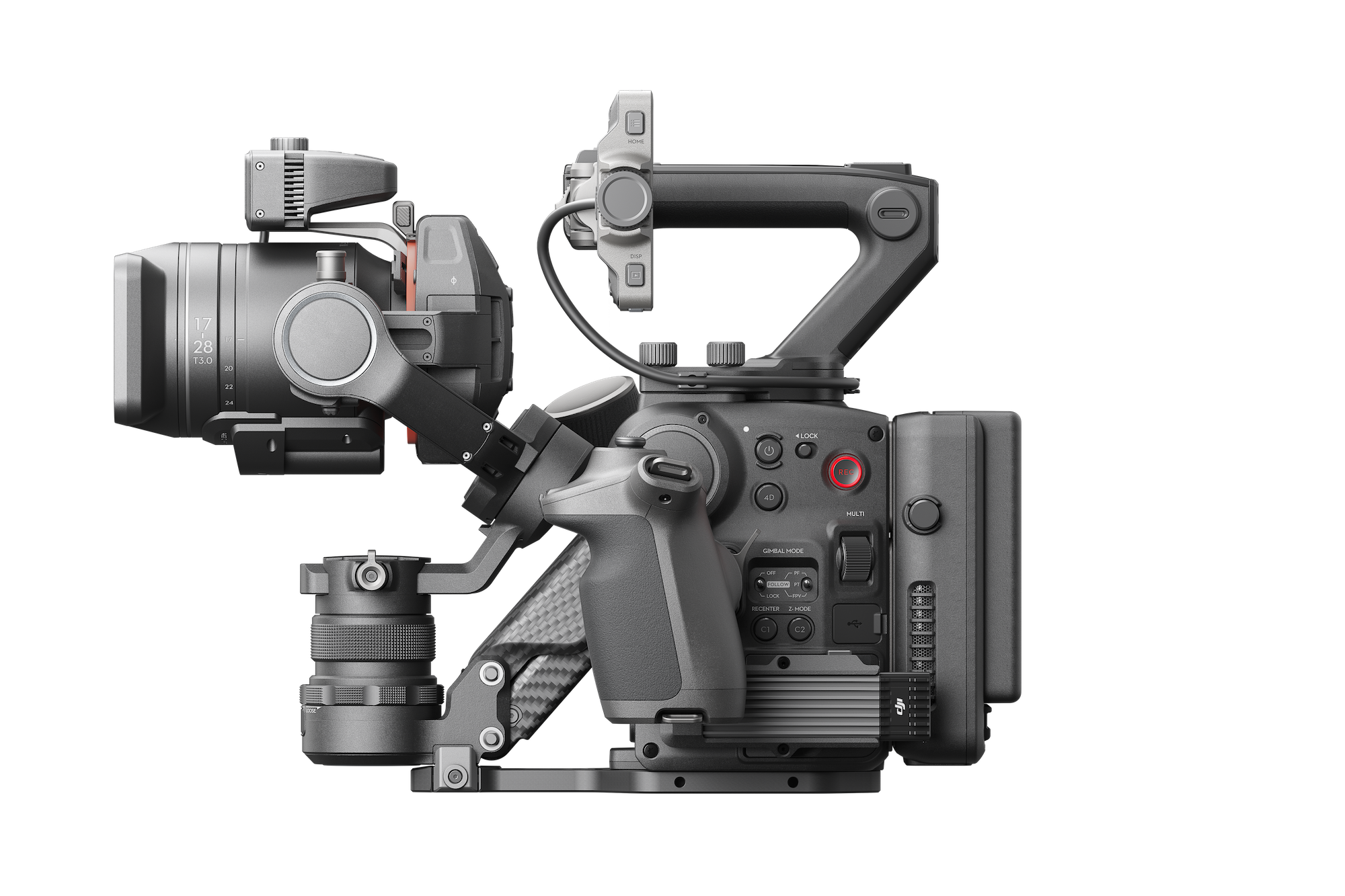 DJI Ronin 4D 8K Cinema Camera 4-Axis Stabilization Combo Kit with DL PZ 17-28mm T3.0 ASPH Lens - Professional Filmmaking, Vlogging & Content Creation